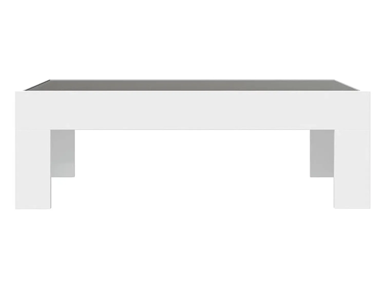vidaxl Mesa de centro com luzes LED Infinity 90x50x30 cm^ Mesa De Centro