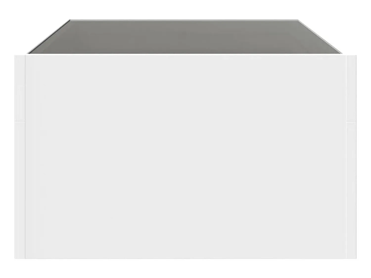 vidaxl Mesa de centro com luzes LED Infinity 90x50x30 cm^ Mesa De Centro