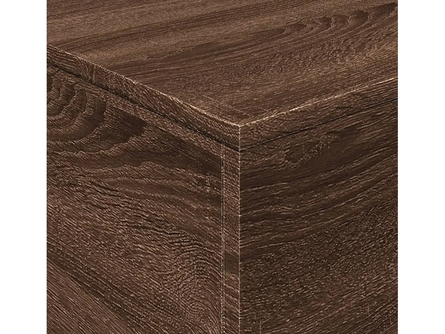 New vidaxl Mesa de centro com luzes LED 90x50x40 cm carvalho castanho Natural claro
