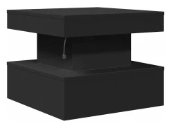 vidaxl Mesa de centro com luzes LED 50x50x40 cm^ Mesa De Centro