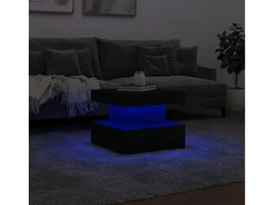vidaxl Mesa de centro com luzes LED 50x50x40 cm^ Mesa De Centro