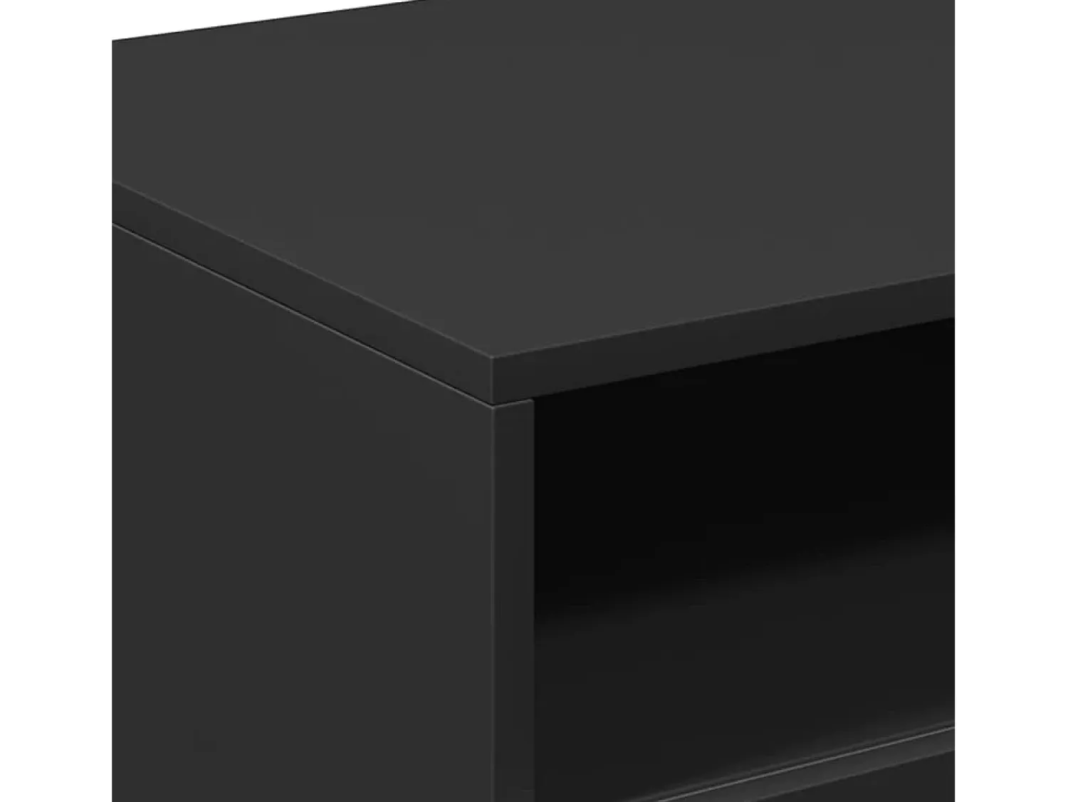 Mesa De Centro*vidaxl Mesa de centro com luzes LED 90x49x40 cm Preto