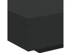 Online vidaxl Mesa de centro com luzes LED 85x55x31 cm Preto