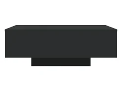 Online vidaxl Mesa de centro com luzes LED 85x55x31 cm Preto