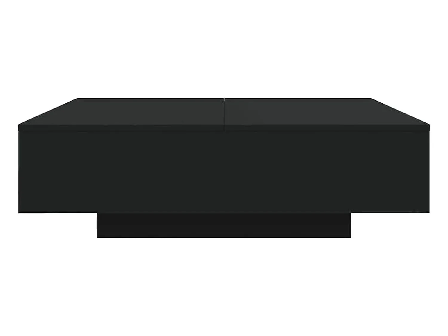 Mesa De Centro*vidaxl Mesa de centro com luzes LED 100x100x31 cm Preto