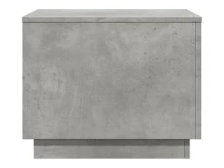 Mesa De Centro|vidaxl Mesa de centro com luzes LED 50x50x40 cm cimento Cinzento