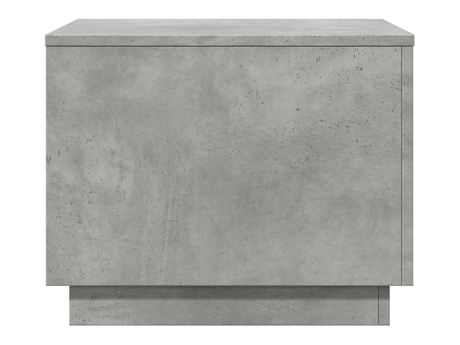 Mesa De Centro|vidaxl Mesa de centro com luzes LED 50x50x40 cm cimento Cinzento