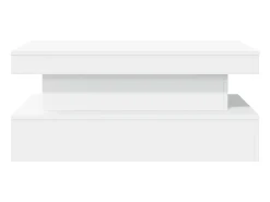 Mesa De Centro|vidaxl Mesa de centro com luzes LED 90x50x40 cm Branco