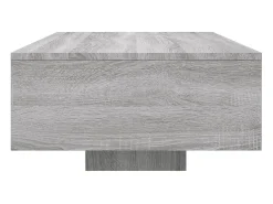 vidaxl Mesa de centro com luzes LED 85x55x31 cm sonoma^ Mesa De Centro