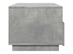 vidaxl Mesa de centro com luzes LED 90x49x40 cm cimento^ Mesa De Centro