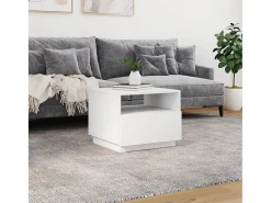 Best Mesa de centro com luzes LED 50x49x40 cm PT705864 Branco
