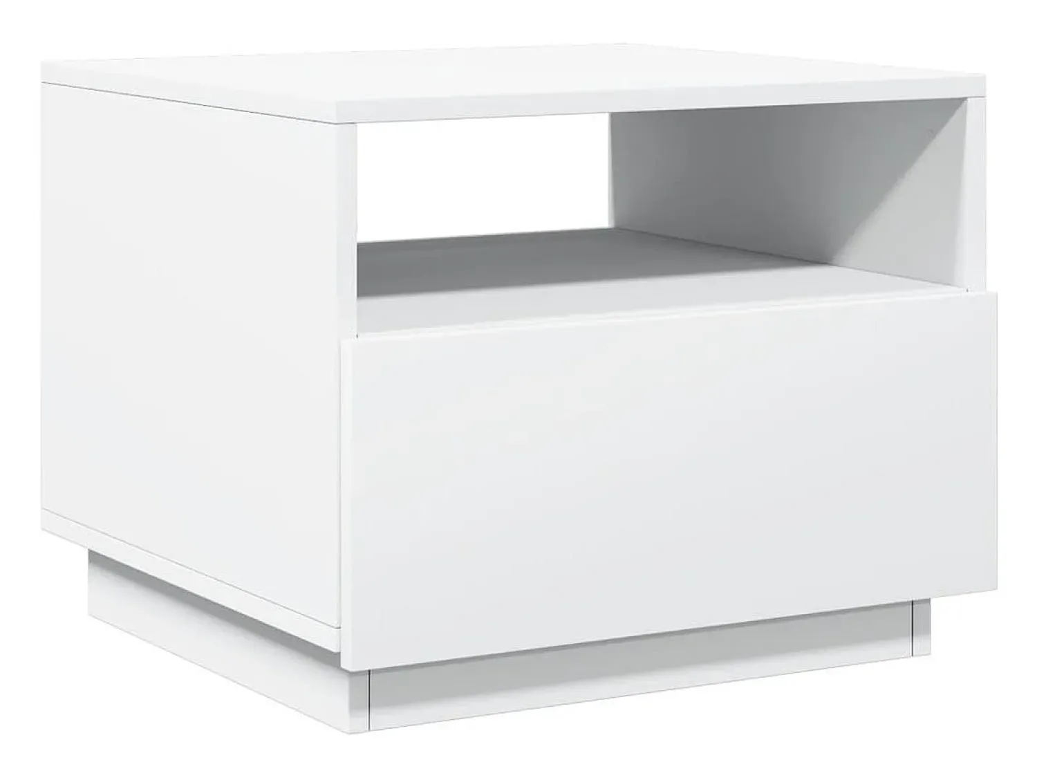 Best Mesa de centro com luzes LED 50x49x40 cm PT705864 Branco