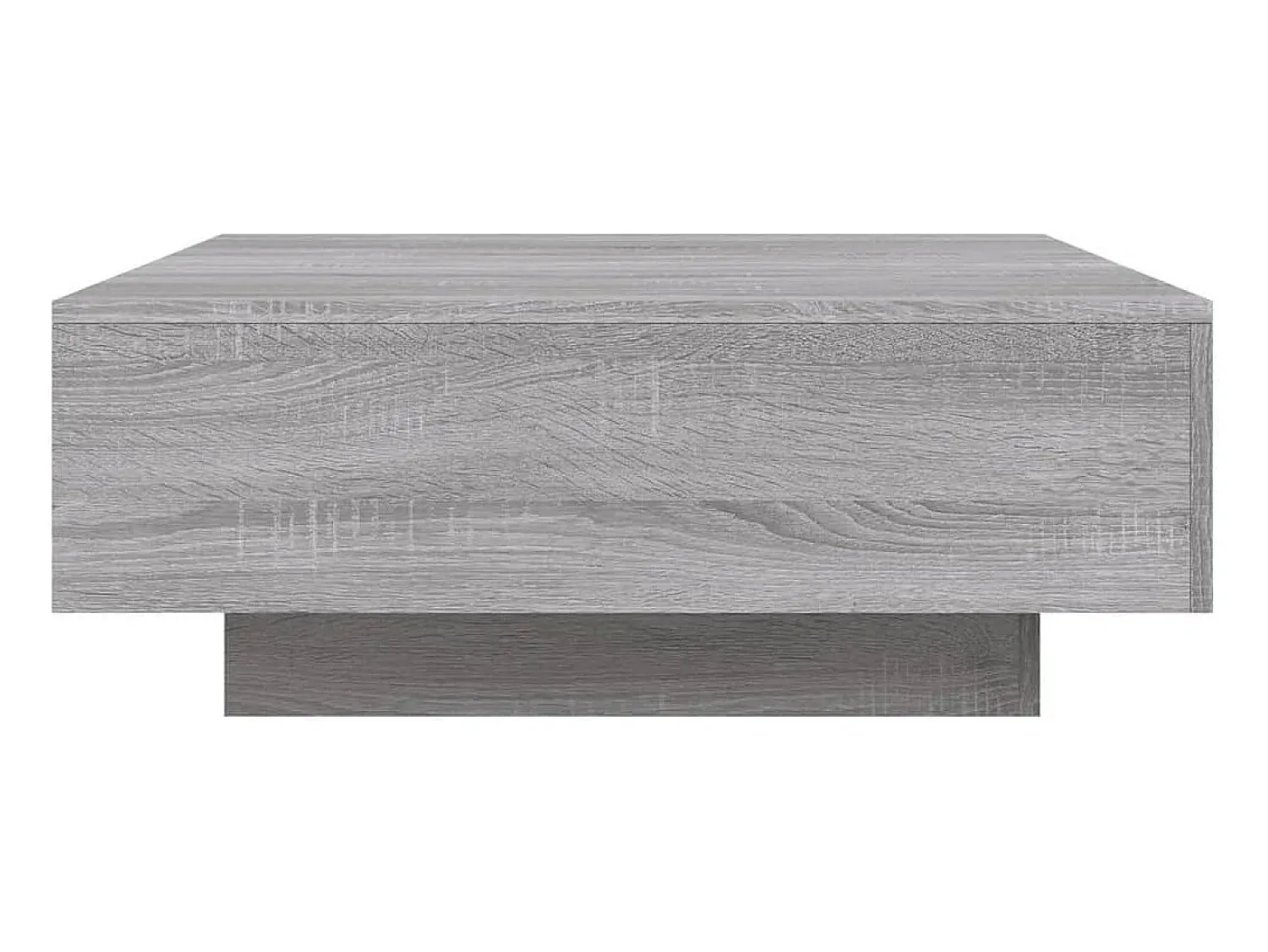 vidaxl Mesa de centro com luzes LED 80x80x31 cm sonoma^ Mesa De Centro