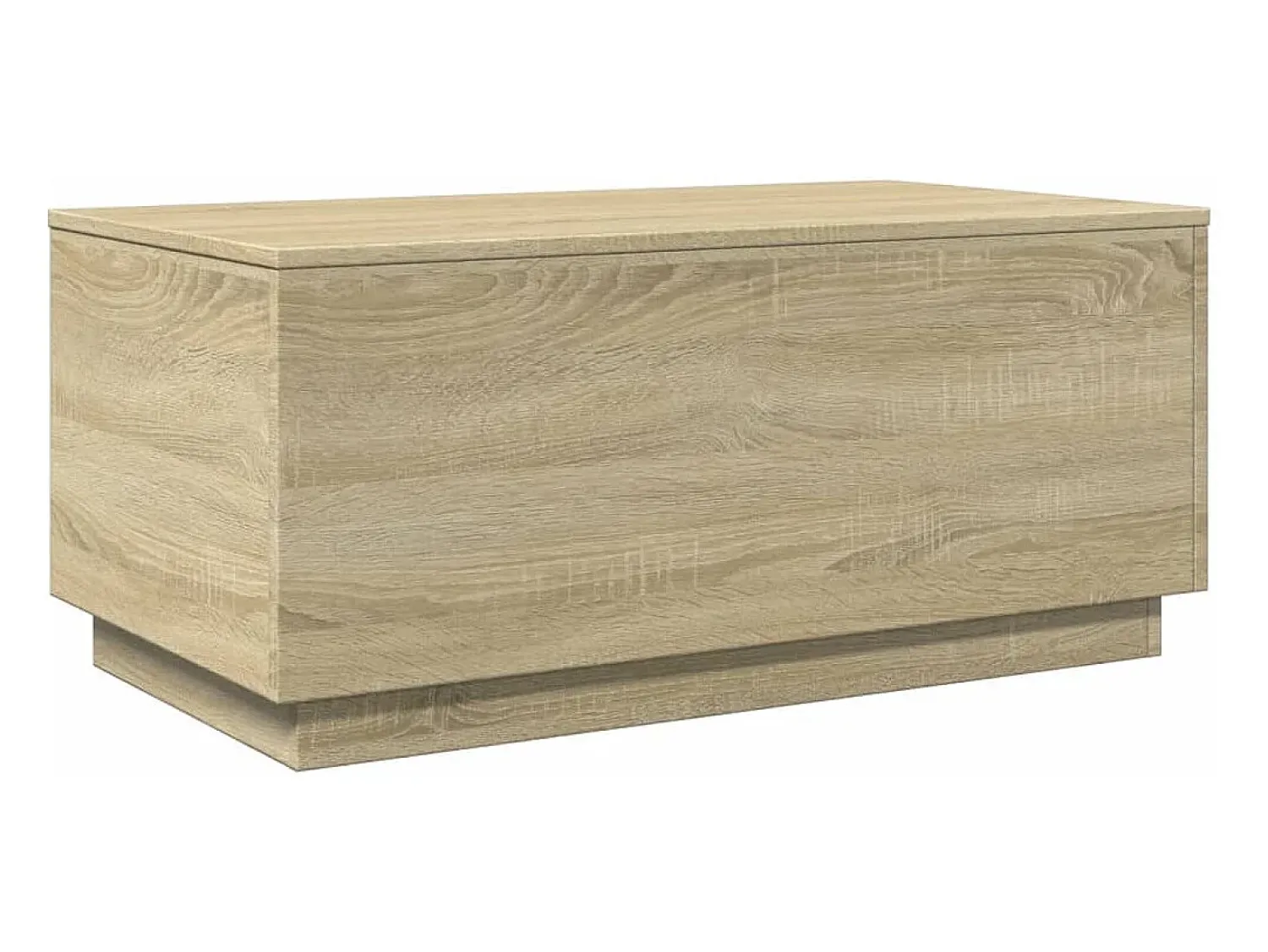 Discount Mesa de centro com luzes LED 90x50x40 cm carvalho sonoma PT583107 Castanho