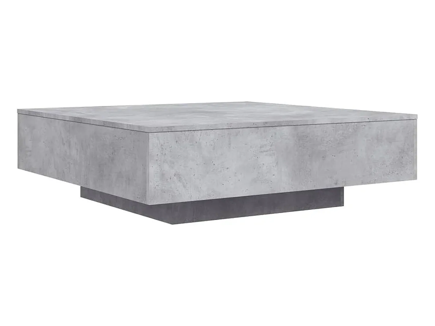 Online Mesa de centro com luzes LED 100x100x31 cm cimento PT969960 Cinzento