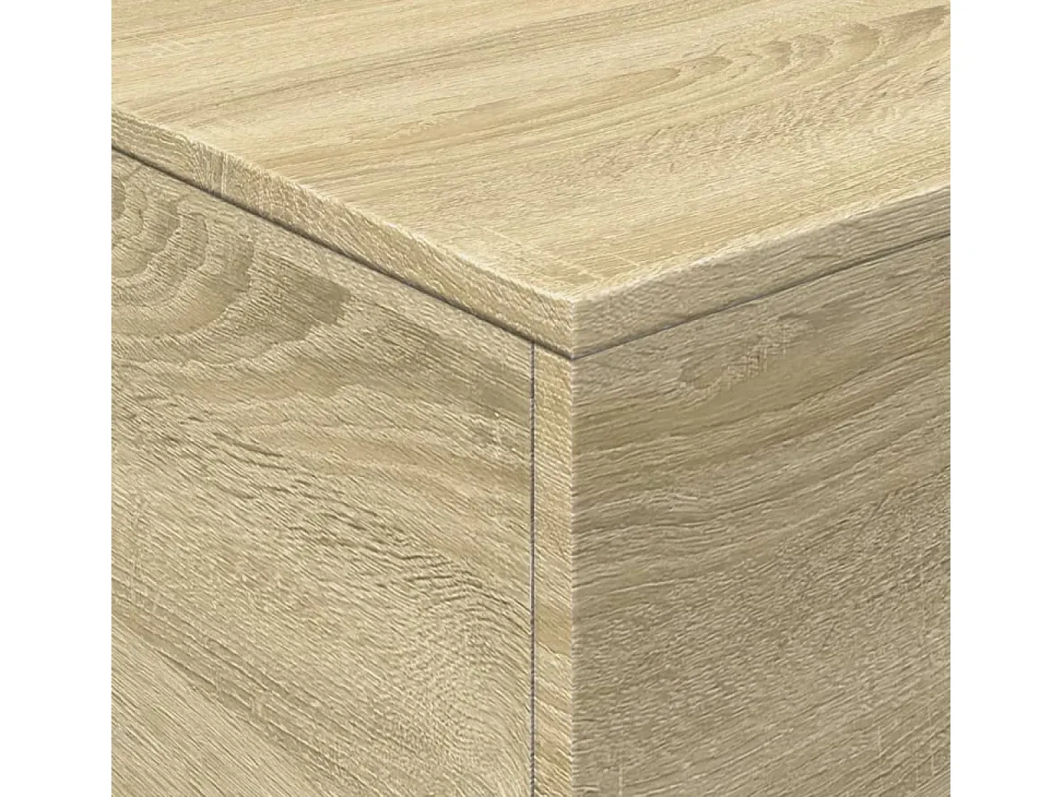 Online vidaxl Mesa de centro com luzes LED 90x50x40 cm carvalho sonoma Natural claro