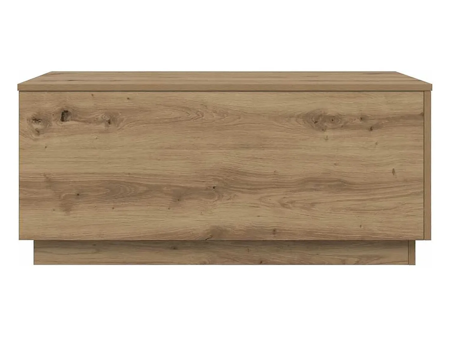 Mesa De Centro*vidaxl Mesa de centro com luzes LED 90x50x40 cm carvalho artisiano Natural claro