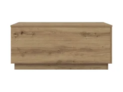 Mesa De Centro*vidaxl Mesa de centro com luzes LED 90x50x40 cm carvalho artisiano Natural claro