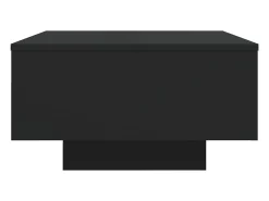 Mesa De Centro*vidaxl Mesa de centro com luzes LED 55x55x31 cm Preto