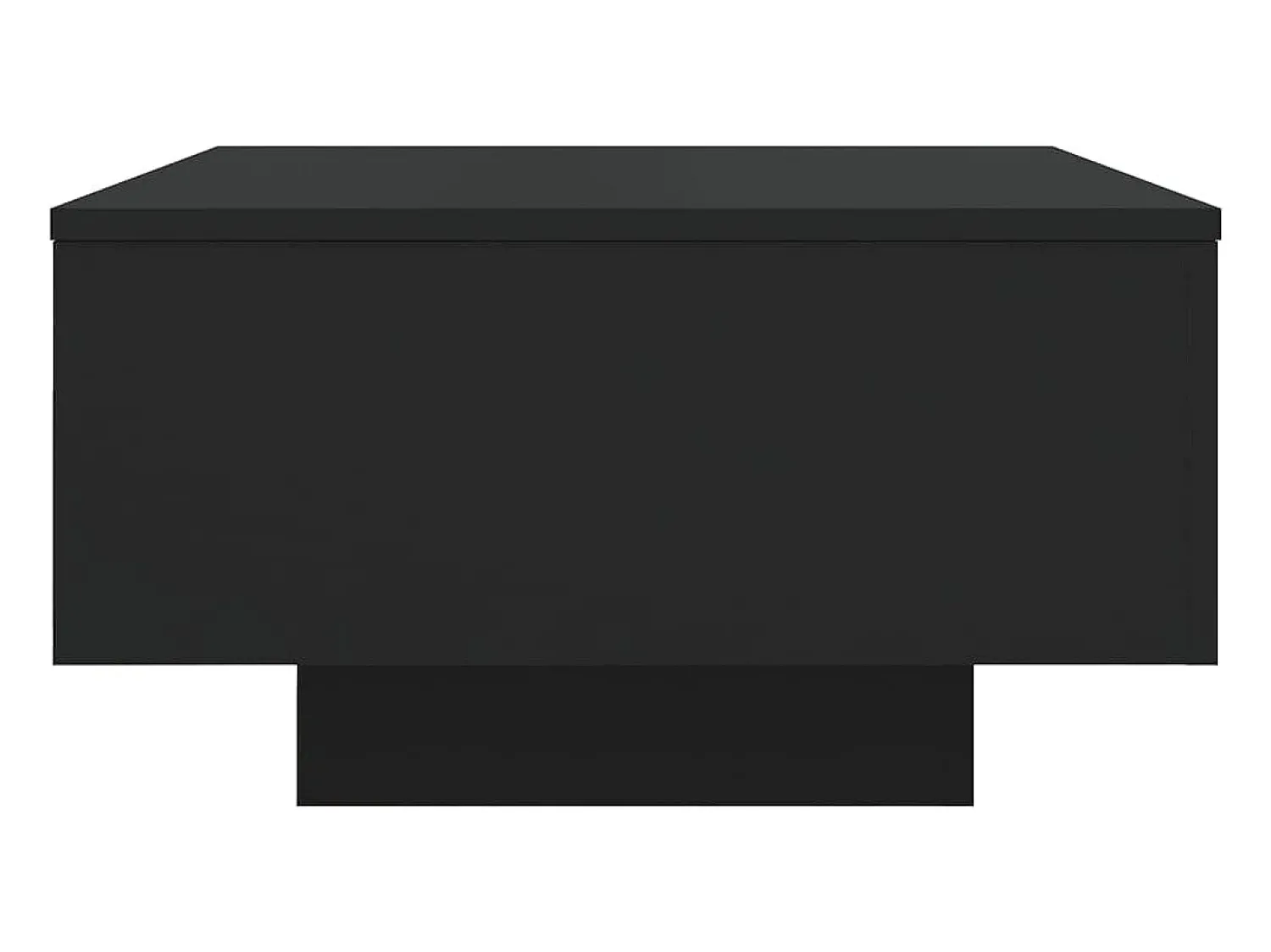 Mesa De Centro*vidaxl Mesa de centro com luzes LED 55x55x31 cm Preto