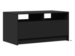 vidaxl Mesa de centro com luzes LED derivados de madeira^ Mesa De Centro