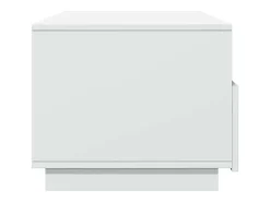 Mesa De Centro*vidaxl Mesa de centro com luzes LED 90x49x40 cm Branco