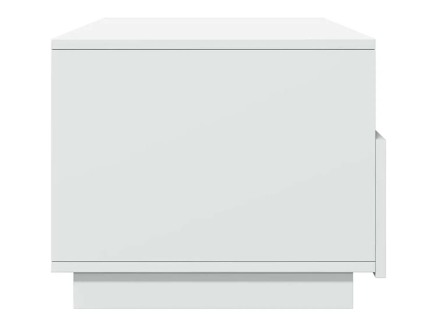 Mesa De Centro*vidaxl Mesa de centro com luzes LED 90x49x40 cm Branco