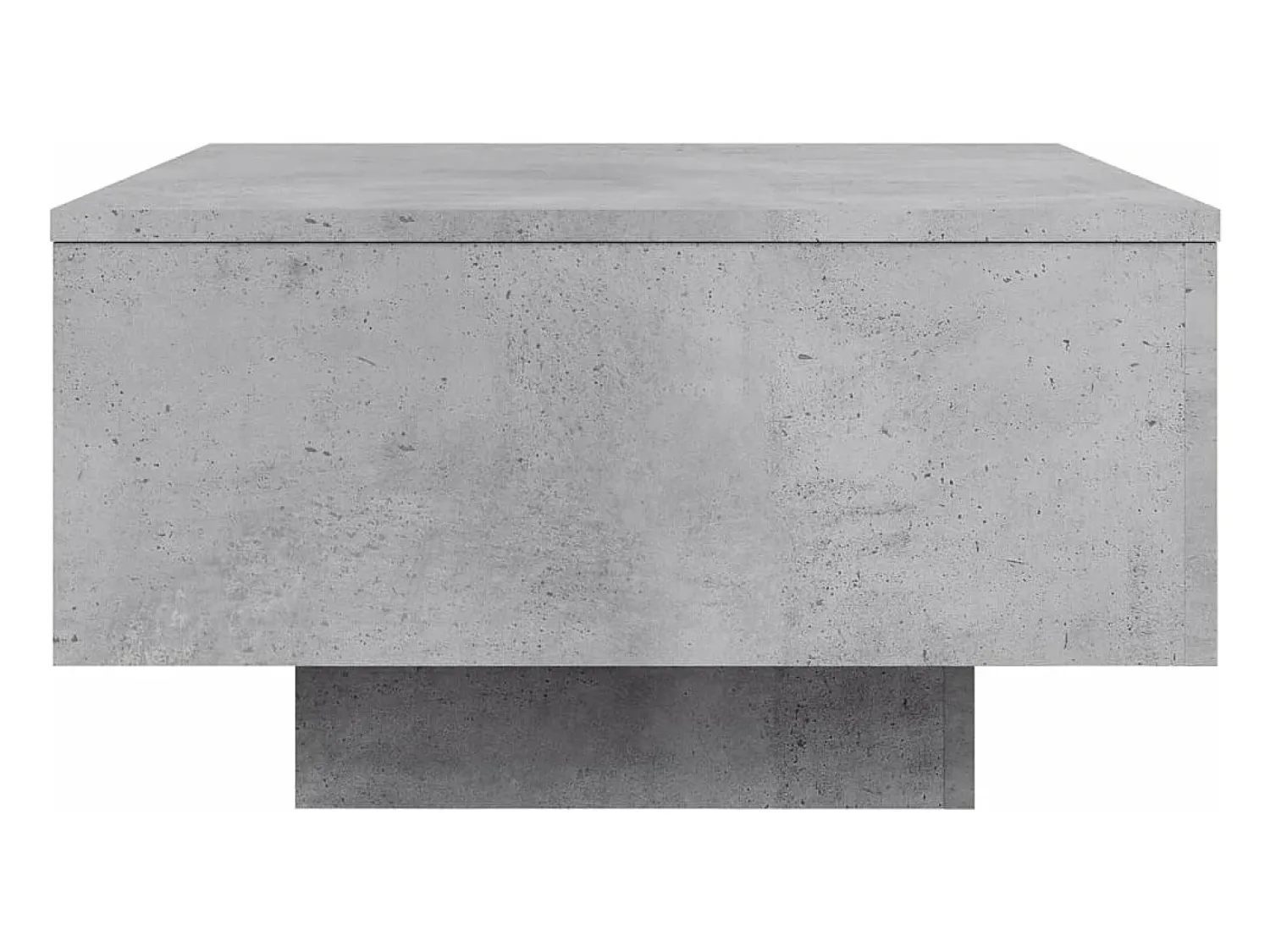 Mesa De Centro*vidaxl Mesa de centro com luzes LED 55x55x31 cm cimento Cinzento