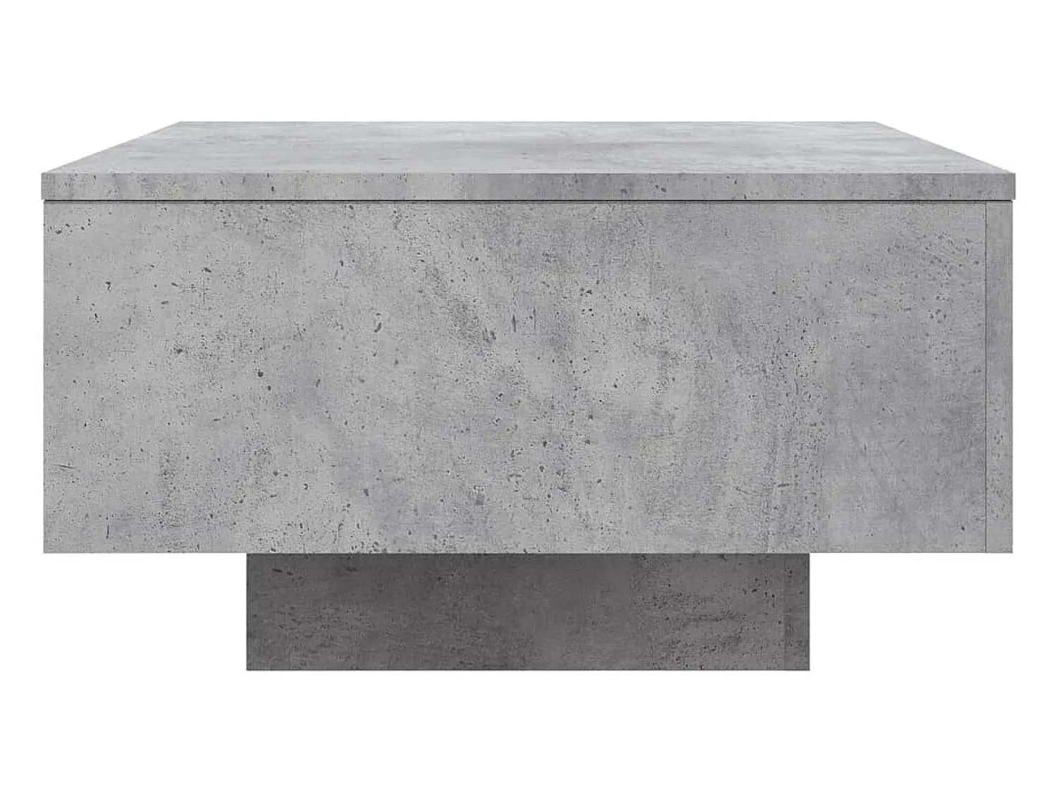 Mesa De Centro*vidaxl Mesa de centro com luzes LED 55x55x31 cm cimento Cinzento