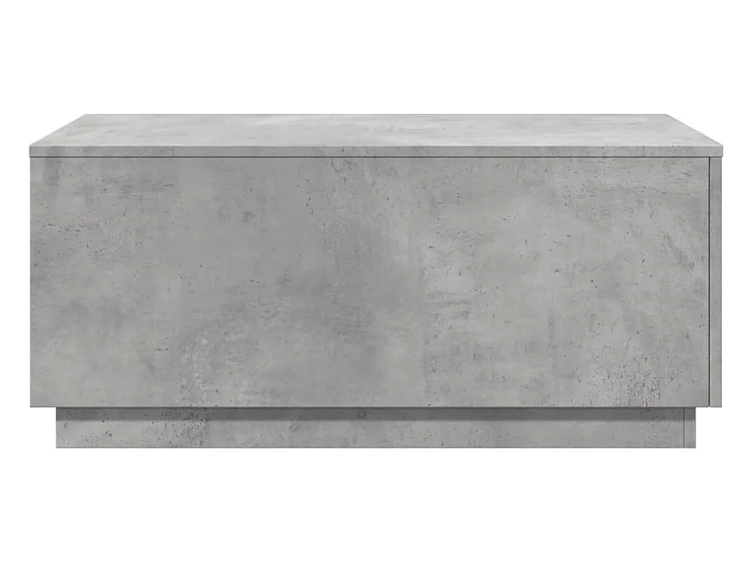 vidaxl Mesa de centro com luzes LED 90x50x40 cm cimento^ Mesa De Centro