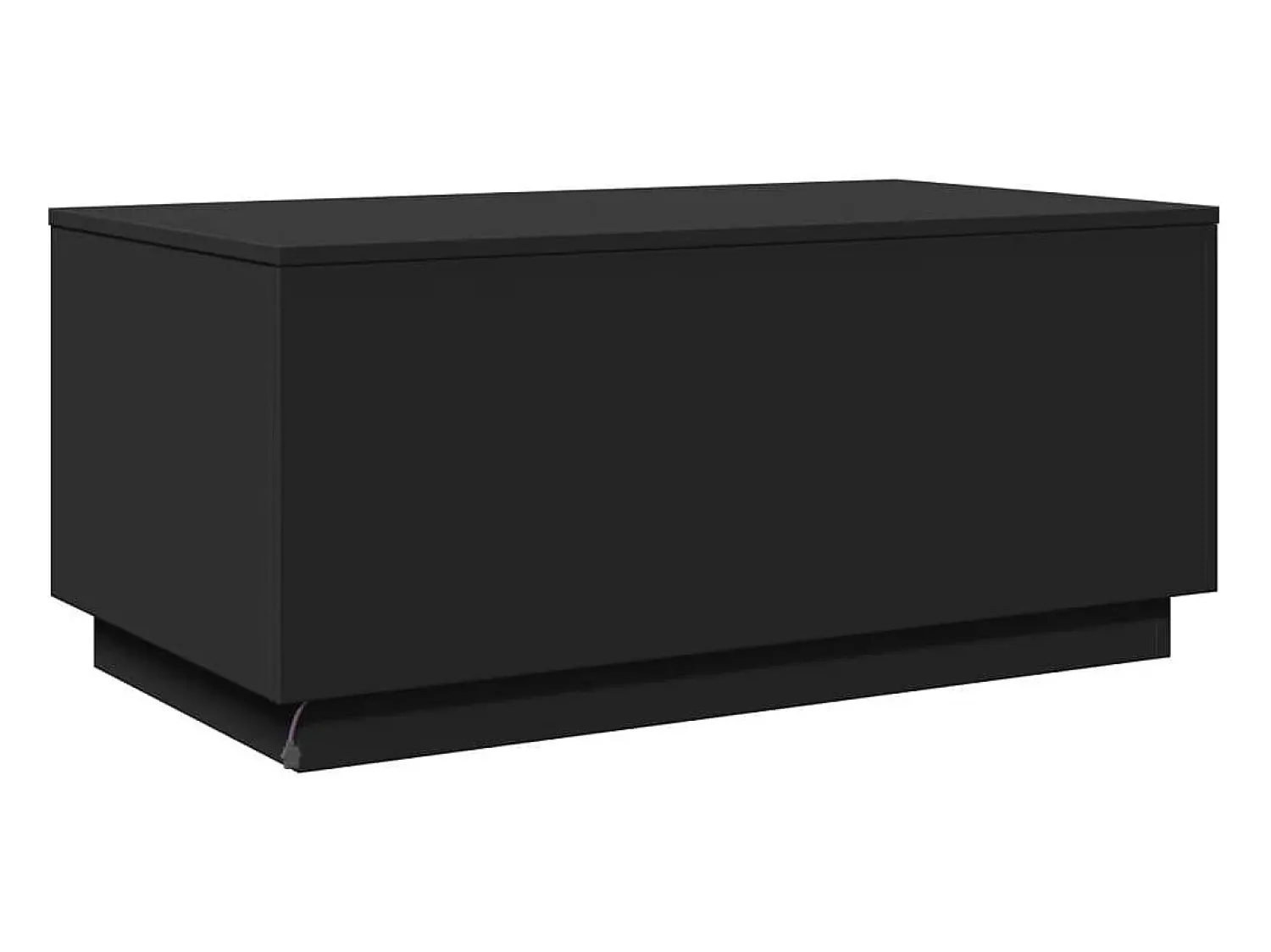 vidaxl Mesa de centro com luzes LED 90x50x40 cm^ Mesa De Centro