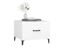 Mesa de centro com pernas de metal 2 pcs 50x50x40 cm PT320164^ Mesa De Apoio