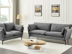 Mesa De Centro|Vente-unique Mesa de centro com tampo giratório MDF natural e branco - VITALY Natural claro / Branco