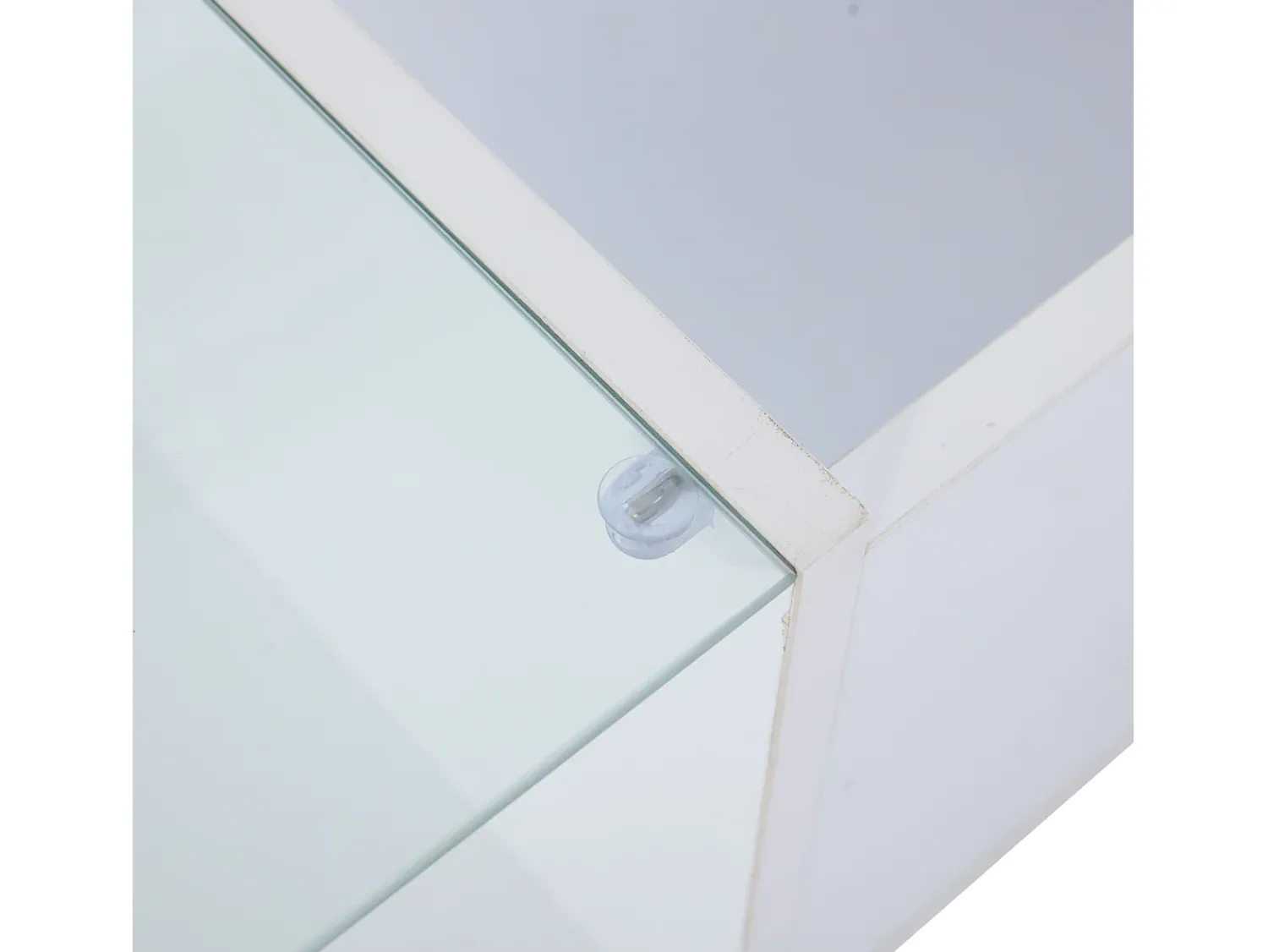 Mesa De Centro|Hauss Spole Mesa de centro com tampo elevatório e LED, arrumação integrada, em lacado brilhante Branco