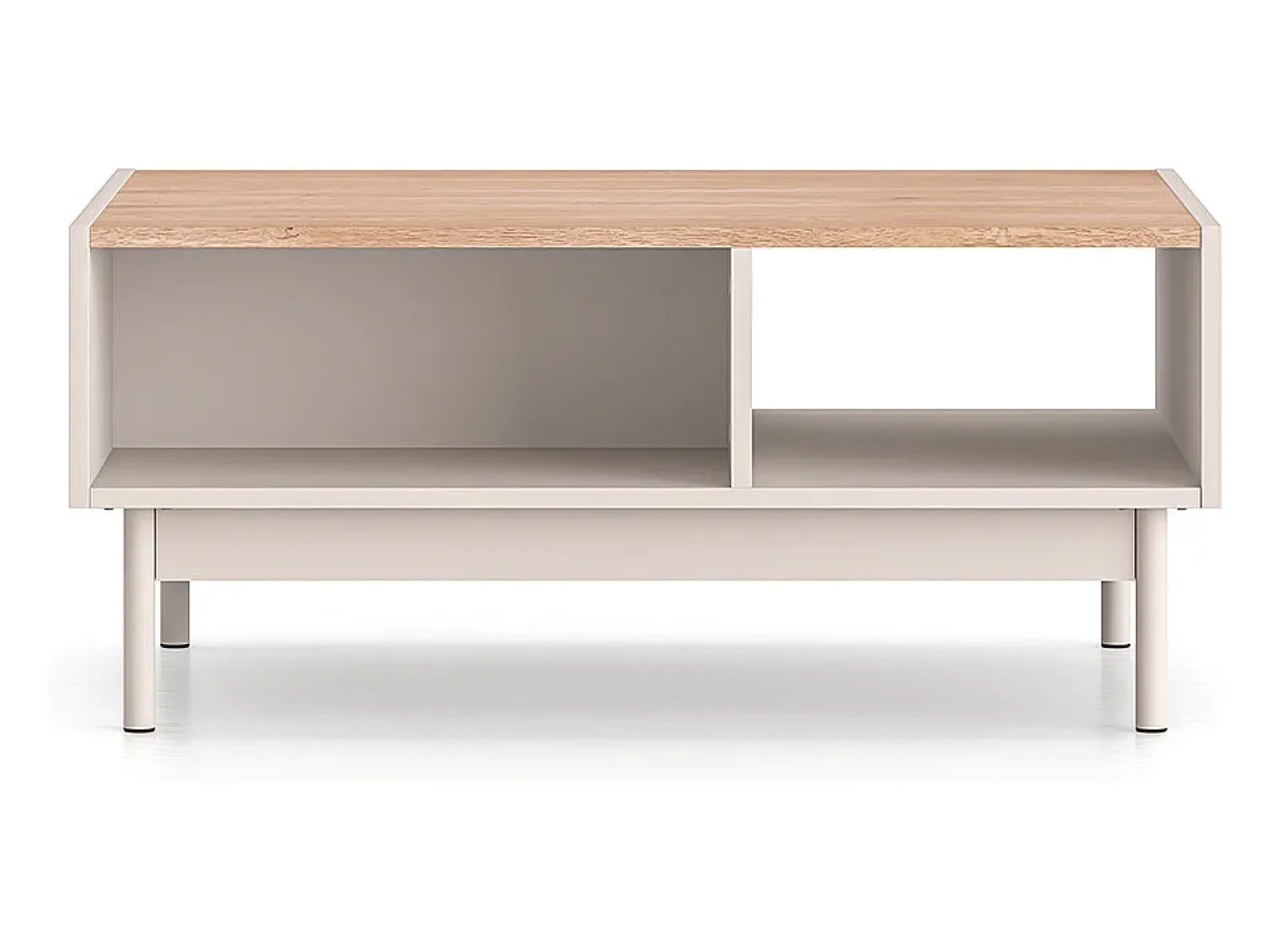 Mesa De Centro*Petits-Meubles Mesa de centro Connie caxemira e madeira 40cm Bege