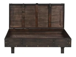 Mesa De Centro|vidaxl Mesa de centro contraplacado estilo vintage 120x55x35 cm Castanho