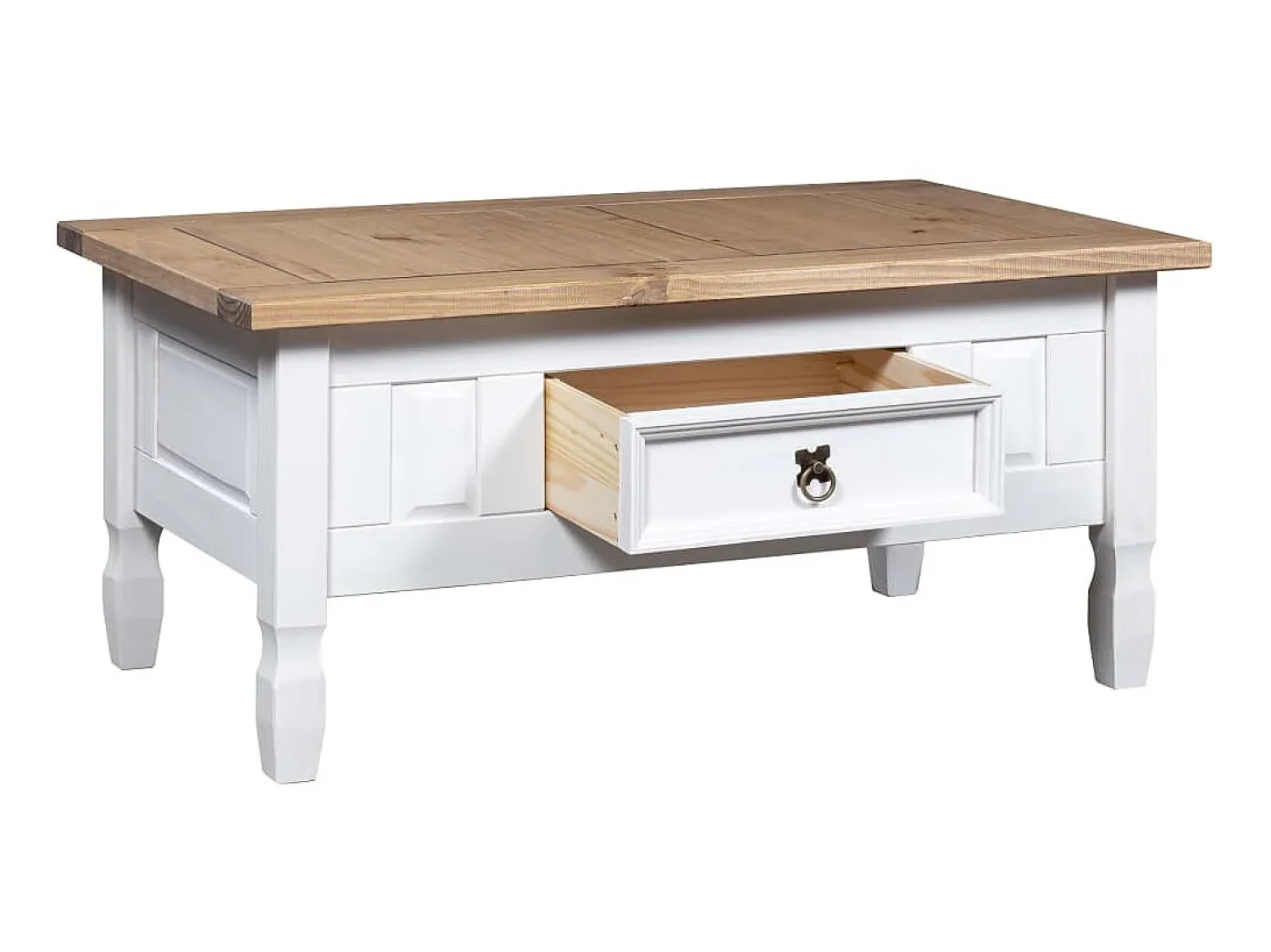 Mesa de centro Corona pinho mexicano 100x55x44 cm PT990073^ Mesa De Centro
