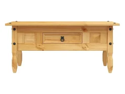 Online Mesa de centro Corona Range em pinho mexicano 100x55x44 cm PT642504 Castanho