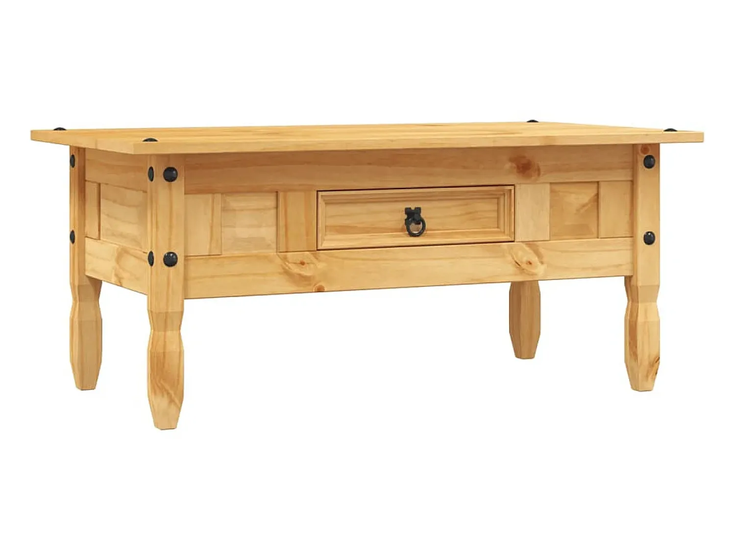 Online Mesa de centro Corona Range em pinho mexicano 100x55x44 cm PT642504 Castanho