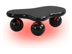 Mesa De Centro* Mesa de centro de design em formato de nuvem com iluminação LED, formato original, tampo iluminado em estilo nuvem, e branco. Preto