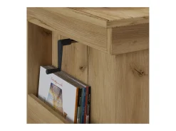 Mesa De Centro|VCM Mesa de centro de madeira simples | Dimensões aprox. A. 52 x L. 115 x P. 58 cm | Mesa sala de estar - Kobila altura ajustável extensível (carvalho mel) Natural claro