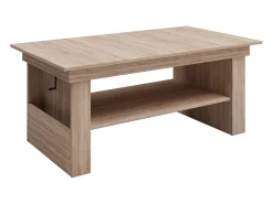 Mesa De Apoio|VCM Mesa de centro de madeira simples | Dimensões aprox. A. 52 x L. 115 x P. 58 cm | Mesa sala de estar - Kobila (carvalho mel) Multicor