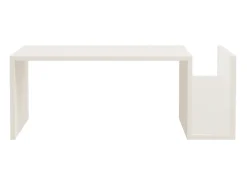 Mesa De Centro|Calicosy Mesa de centro de madeira "Memo" - 50 x 86 x 32 cm - Branco
