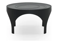 Mesa De Centro| Mesa de centro de metal com vidro Preto