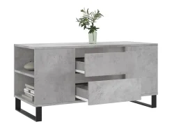 Mesa De Centro*vidaxl Mesa de centro derivados de madeira cinza cimento Cinzento