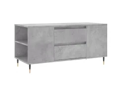 Mesa De Centro* Mesa de centro derivados de madeira cinza cimento PT484650 Cinzento