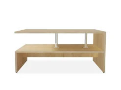 Mesa De Centro* Mesa de centro derivados de madeira 90x59x42 cm cor carvalho PT730811 Castanho
