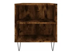 Mesa De Centro|vidaxl Mesa de centro derivados de madeira carvalho fumado Natural claro