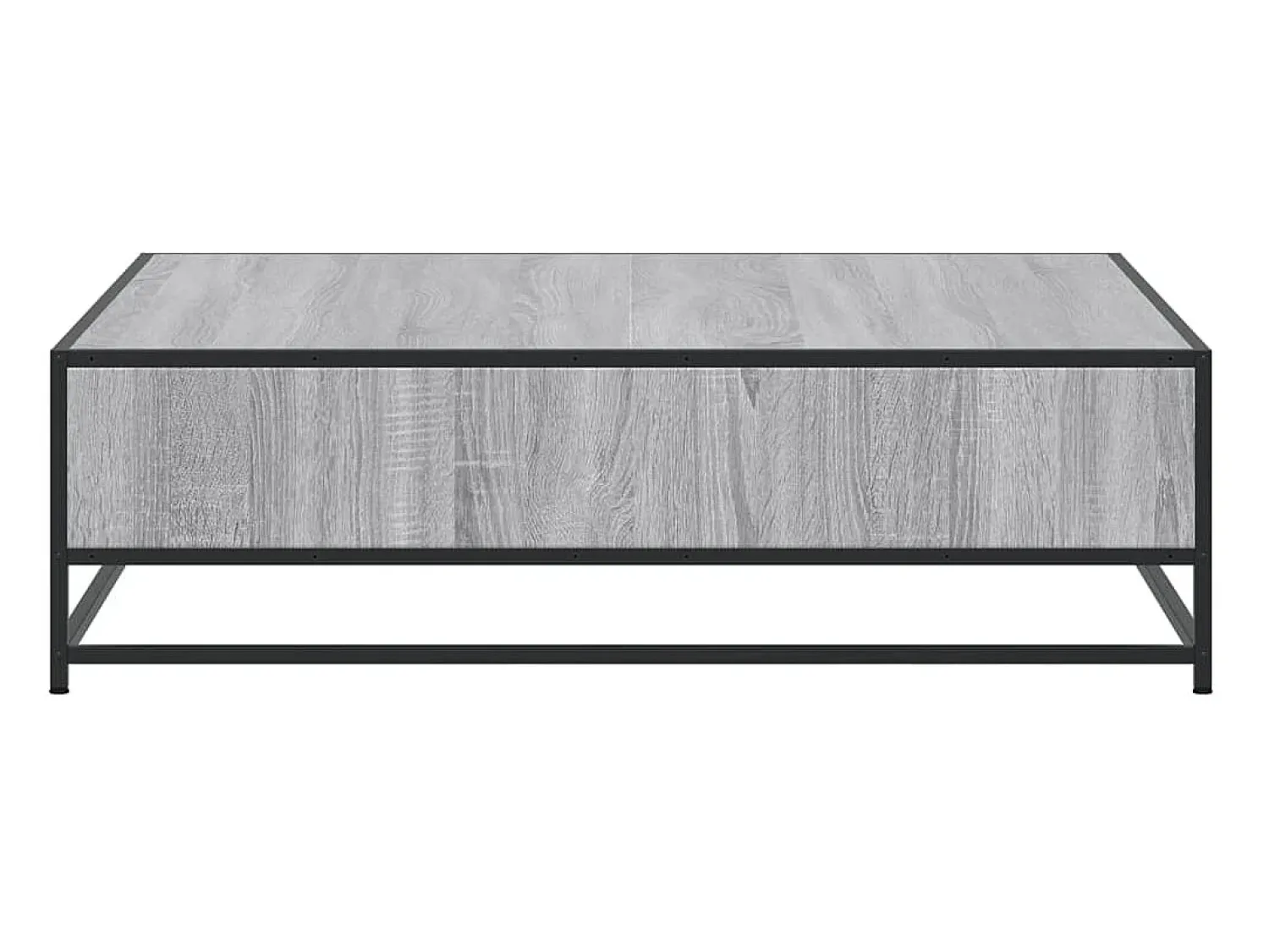 Mesa De Centro*vidaxl Mesa de centro derivados de madeira e metal sonoma Cinzento