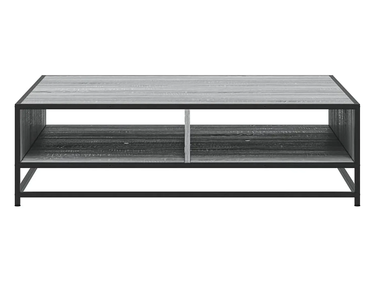 Mesa De Centro*vidaxl Mesa de centro derivados de madeira e metal sonoma Cinzento